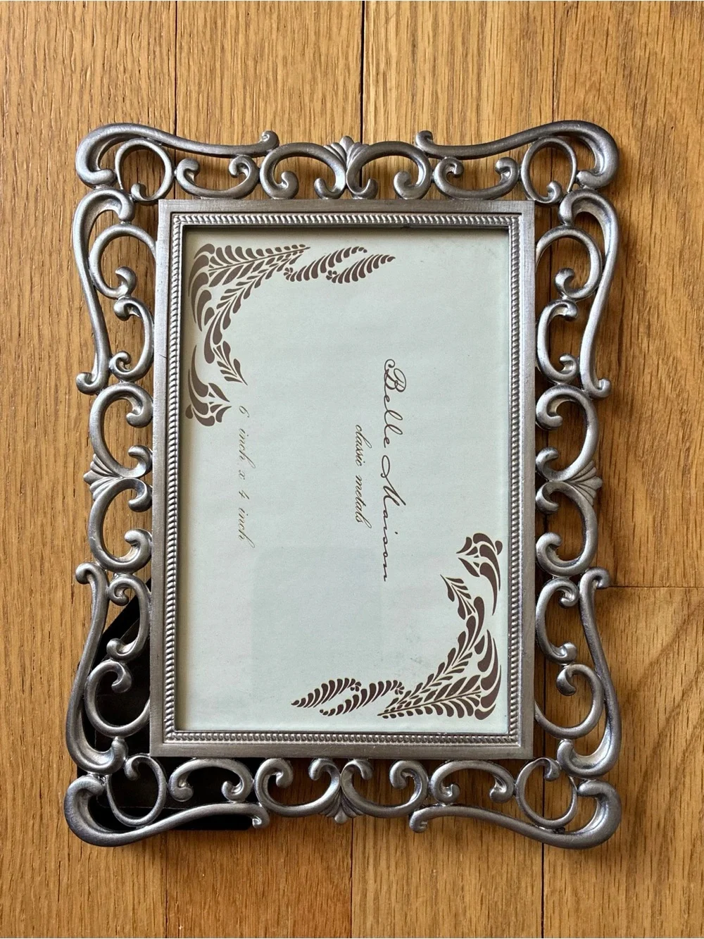 NWT Belle Maison Classic Metals Ornate photo frame 6 x 4 inch